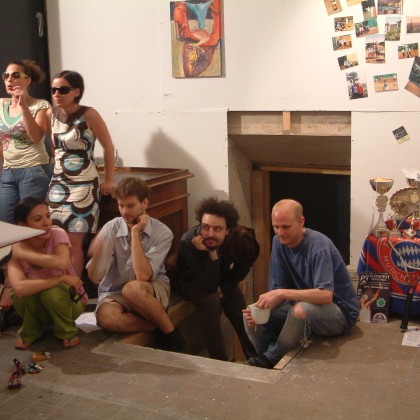 photo: Unknown - exhibition opening @ Chinese Characters Contemporary Art Space, Budapest (2008) /2