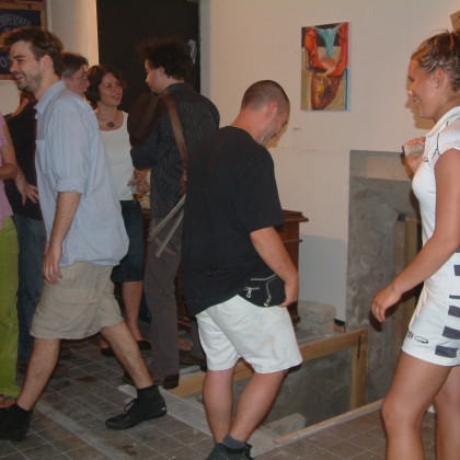 photo: Unknown - exhibition opening @ Chinese Characters Contemporary Art Space, Budapest (2008) /3