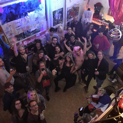 photo: Gergő Andorka - opening party of GRIFF ART CENTER, Budapest (2019)