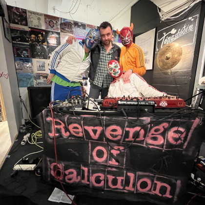 Photo: H. Sigurjon - with Revenge of Calculon (band) visiting from the UK (2025)
